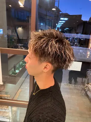 カラー パーマ メンズ 💈メンズ特化💈 篠崎蓮　金沢文庫のヘアスタイル