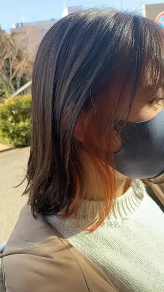 ミディアム カラー 🌈re-room EIKI🇰🇷のヘアスタイル