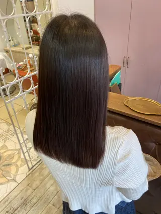 セミロング ウルフ/レイヤー /髪質改善　ナユタのヘアスタイル