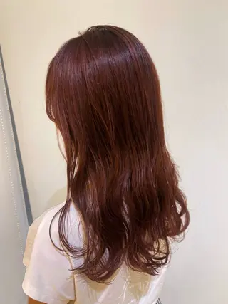 ロング カラー 髪質改善縮毛矯正 💎TOMOのヘアスタイル