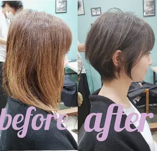 ショート NICO所属・[店長]カラーが好評 　小林のヘアスタイル