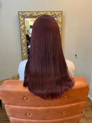 ロング ⚪️髪質改善 縮毛 店長 コウ⚪️のヘアスタイル