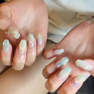 ネイル フリーランス¨̮⃝ ネイリストOKADAのネイルデザイン