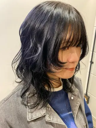 カラー 顔周りカット/透明感 カラー/rioのヘアスタイル