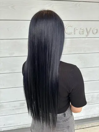 ロング カラー 鳥居 真由香のヘアスタイル