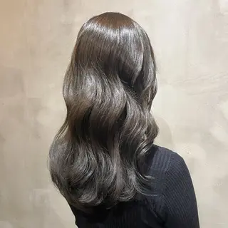 セミロング Belle 並木通り店所属・rena/ パーマ/カラーのヘアスタイル