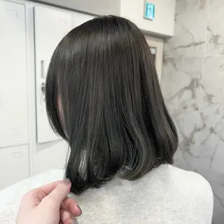 カラー 鎌形 李々果のヘアスタイル