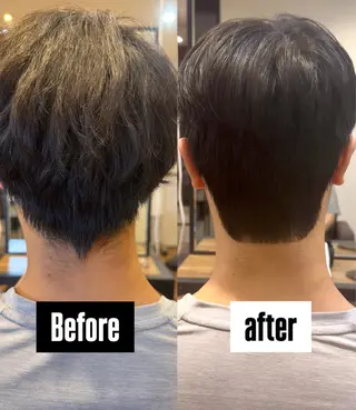 ショート パーマ メンズ ダウンパーマ/韓国 ヘア/ブリーチ/桑本のヘアスタイル