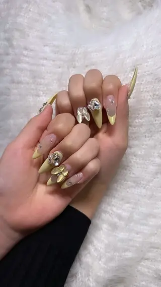 ネイル 【パラジェル・フィルイン】 T&BNAIL STUDIO所属・あまるめ ゆきえのネイルデザイン