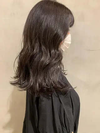 セミロング カラー アンニュイヘア🪽 ayumiのヘアスタイル