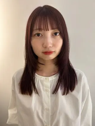 ロング カラー Ata.所属・kubo nozomiのヘアスタイル