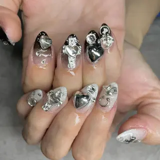 ショート ネイル Statice所属・YUNA FUKUDAのネイルデザイン