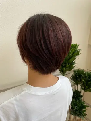 ショート カラー めぞんどぼーて少路所属・めぞんどぼーて REINAのヘアスタイル