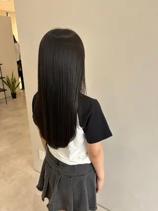 ロング FRAME/ 岡本佳奈のヘアスタイル