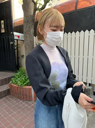 ショート カラー NOUN所属・eri kinjoのヘアスタイル