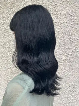 セミロング ブリーチなしWカラー 🎀韓国ヘア/amiのヘアスタイル