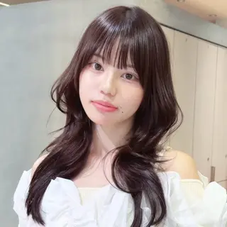 セミロング カラー Lond partir所属・🍒大宮／似合わせカ ラー／Kiara🍒のヘアスタイル