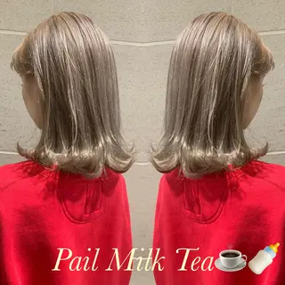 ミディアム カラー カラーなら川嶋宏旭✨ salonLEPIAのヘアスタイル