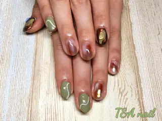 ネイル ミディアム T&A nailのネイルデザイン