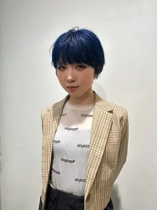 ショート アイブロウリフト パーマモデル/はなのヘアスタイル