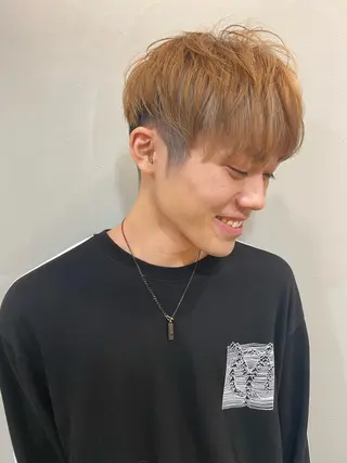 カラー メンズ akane/ 縮毛矯正/暖色のヘアスタイル