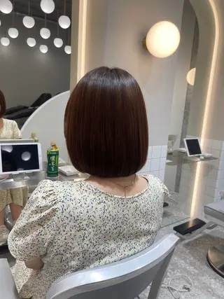 ショート 新宿/韓国風レイヤー /艶カラーRionaのヘアスタイル