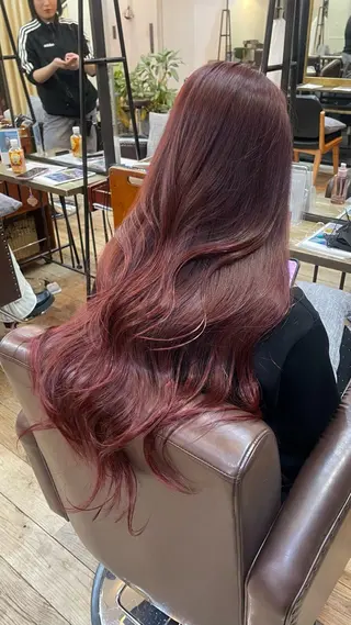 ロング kahona/カラー /パーマ/銀座のヘアスタイル