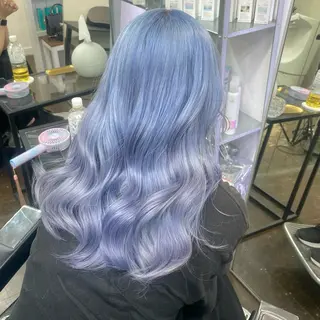 ミディアム カラー Je suis heureuse Miel所属・🐩艶カラー/ chisato🌙のヘアスタイル