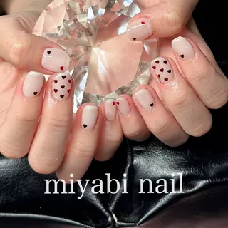 ネイル miyabi nail 桂川駅近くのネイルデザイン