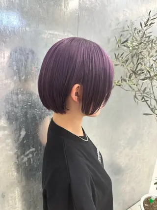 ミディアム カラー 顔周り/韓国風 /アイドル 吾妻光のヘアスタイル