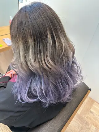 セミロング カラー AVANCE泉大津店 加茂瑞希のヘアスタイル