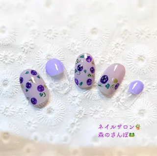 ネイル 森のさんぽ道所属・ショートネイル 森のさんぽ道のネイルデザイン