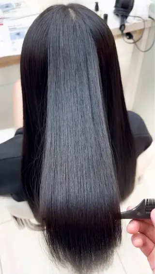 ロング 暖色🍒艶カラー✨️ コウセイのヘアスタイル