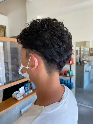 パーマ メンズ 西村 恵祐のヘアスタイル