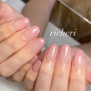 ミディアム ネイル richeri beautyのネイルデザイン