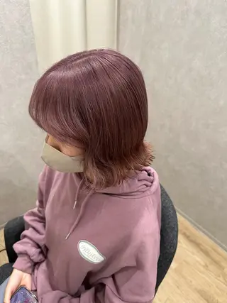 ミディアム カラー 艶髪レイヤー上田 紗也🇰🇷💗のヘアスタイル