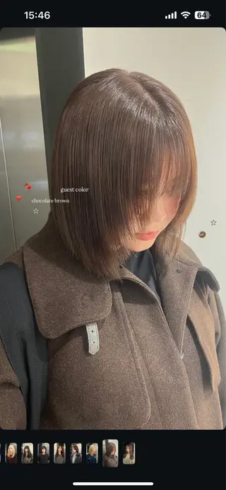 ミディアム モモカ 🎀🫧のヘアスタイル