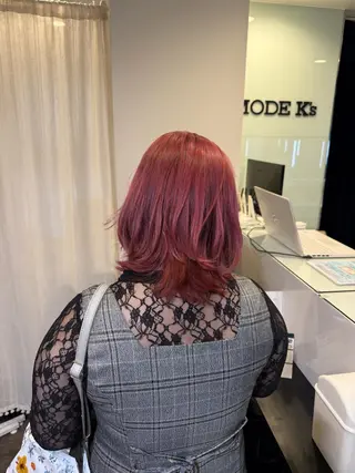 ミディアム カラー レイヤー/ハイトーン ROKUのヘアスタイル