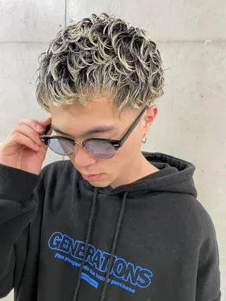 ヘアアレンジ メンズ 池袋/似合わせ/縮毛 髪質改善【ugen】のヘアスタイル