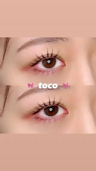 マツエク・マツパ toco momokaのマツエク・マツパデザイン