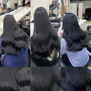 ロング 寒色＆ブリーチ特化 寒色MiOのヘアスタイル