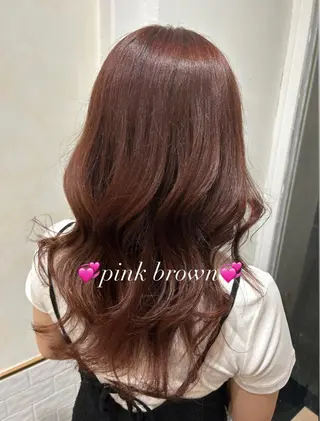 ロング カラー kanon♡ 暖色カラー‎🤍のヘアスタイル