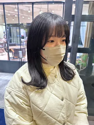 セミロング yukie🌷 /暖色🍒梅田サロンのヘアスタイル