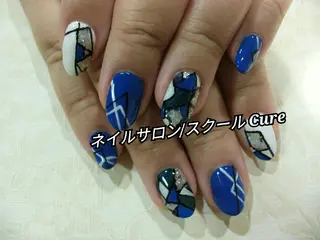 ミディアム ネイル ネイルサロン Cureのネイルデザイン