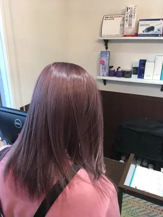 セミロング hair&make amyusのヘアスタイル