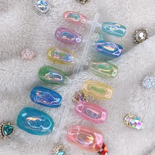 セミロング カラー パーマ ヘアアレンジ メンズ キッズ ネイル マツエク・マツパ Salon Ｋのネイルデザイン