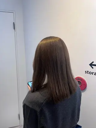 ミディアム カラー 木原 めいのヘアスタイル