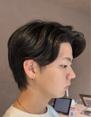 メンズ YUKI🎀透明感 カラー/暗髪艶カラーのヘアスタイル