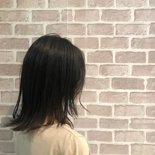 ミディアム 【髪風船】上大岡店所属・齋藤 尋真のヘアスタイル