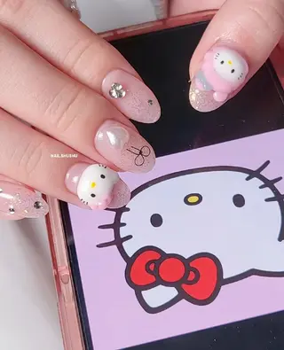 ネイル 3dパーツ/流行り 👧shushu❤️のネイルデザイン